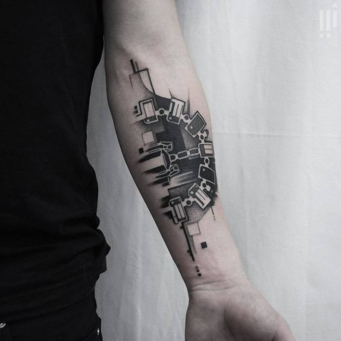 cybernetic in Tattoos  Search in 13M Tattoos Now  Tattoodo