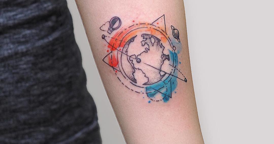 22 Gorgeous Watercolor Tattoos by Baris Yesilbas